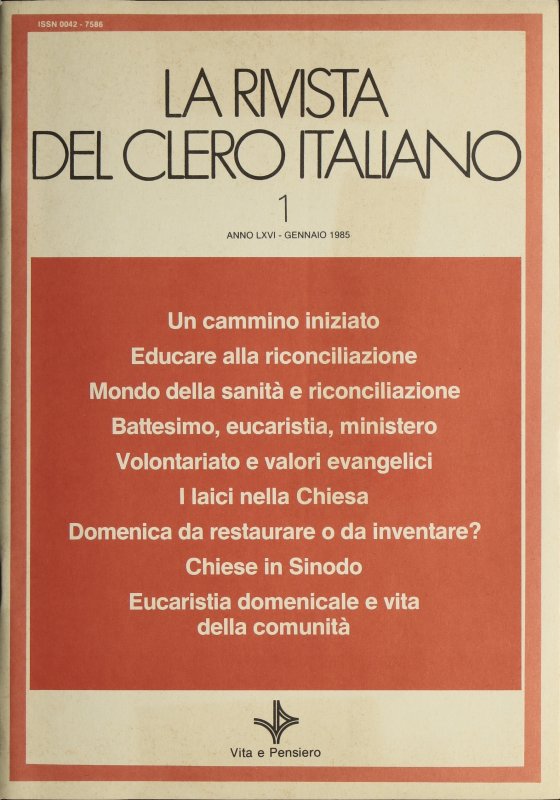 «Battesimo, eucaristia, ministero». II