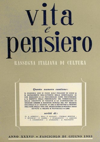Diagnosi morale nel più recente Bacchelli