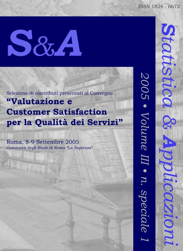 Discriminant Partial Least Squares:
The Evaluation of Patient Satisfaction
in Sanitary Services