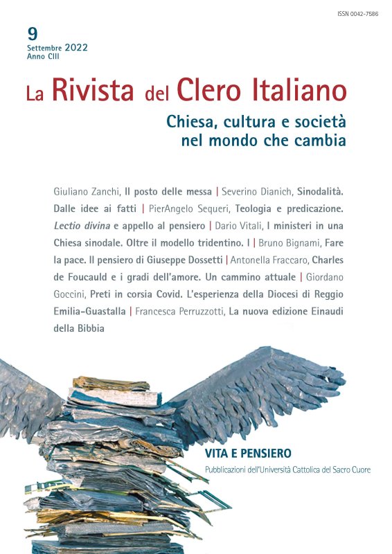 Fare la pace. Il pensiero di Giuseppe Dossetti - Bruno Bignami - Vita e  Pensiero - Articolo Vita e Pensiero