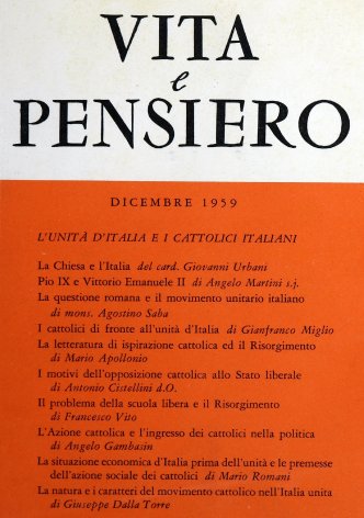 I cattolici di fronte all'Unità d'Italia