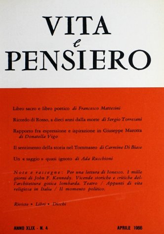 Il sentimento della storia nel Tommaseo