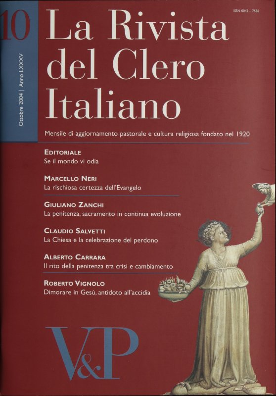 La Chiesa e la celebrazione del perdono. Antropologia e sfide pastorali