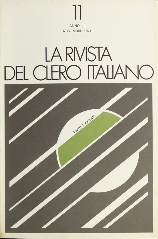 LA RIVISTA DEL CLERO ITALIANO - 1971 - 11