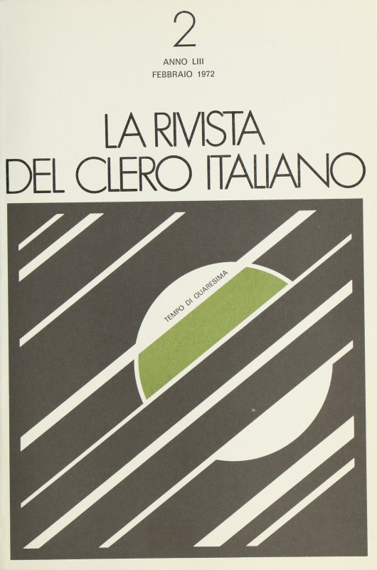 LA RIVISTA DEL CLERO ITALIANO - 1972 - 2