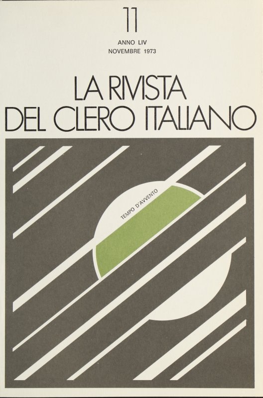 LA RIVISTA DEL CLERO ITALIANO - 1973 - 11
