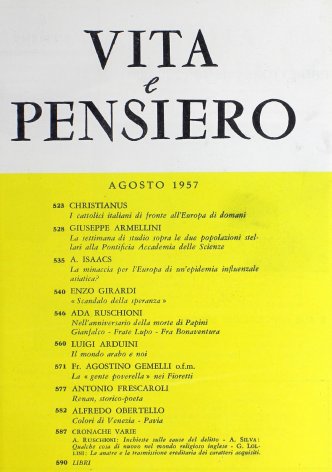 La settimana di studio sopra le due popolazioni stellari alla Pontificia Accademia delle Scienze