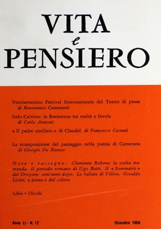  «Il padre umiliato» di Claudel
