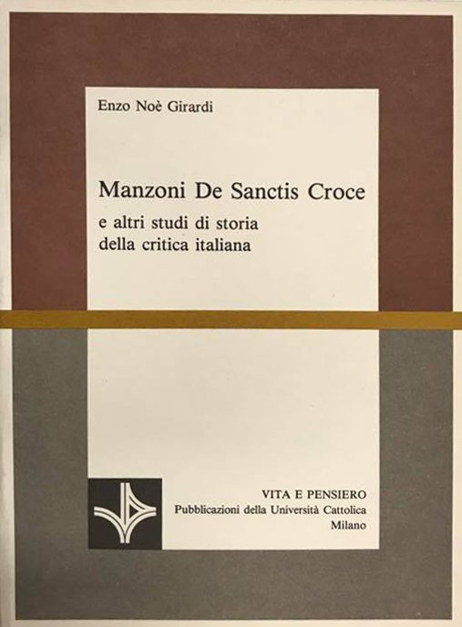 Manzoni De Sanctis Croce
