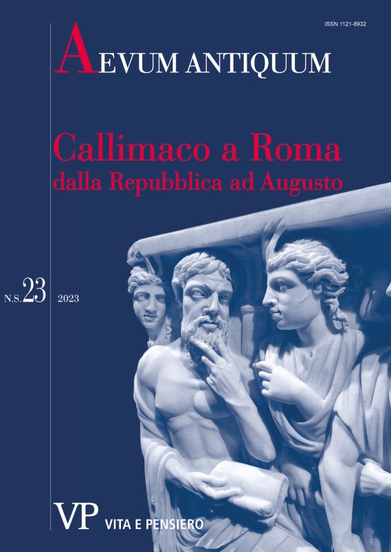 Non inflati somnia Propertii:
morfologia di un paesaggio ‘callimacheo’ (Prop. III 3)