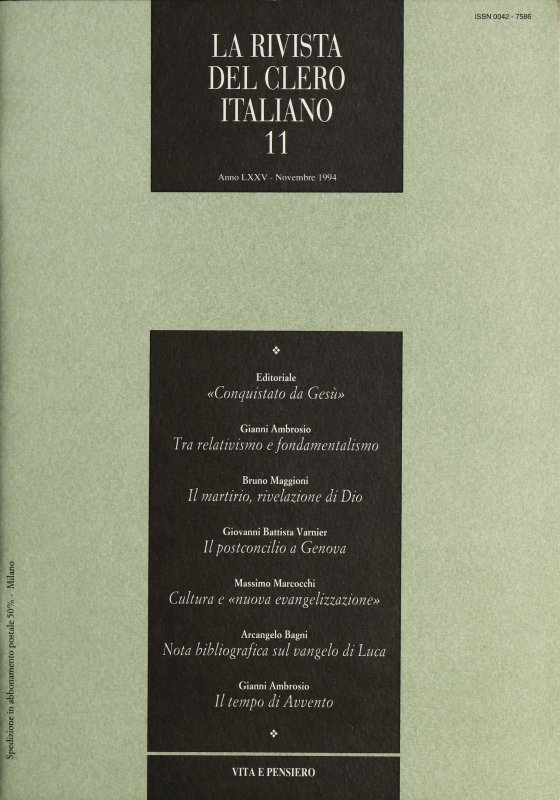 Nota bibliografica sul vangelo di Luca