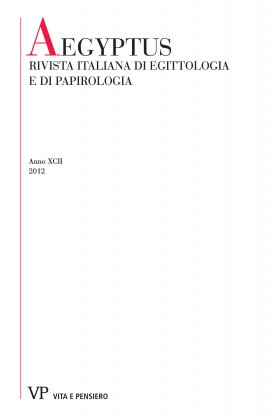AEGYPTUS - 2012 - 1
