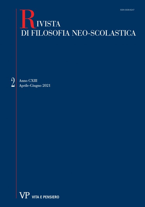 RIVISTA DI FILOSOFIA NEO-SCOLASTICA - 2021 - 2