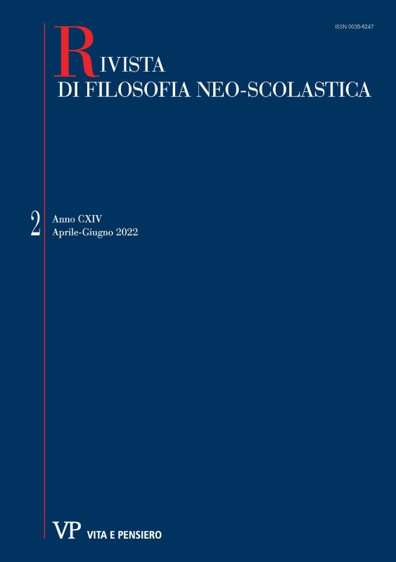 RIVISTA DI FILOSOFIA NEO-SCOLASTICA - 2022 - 2
