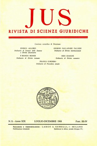 Scienza giuridica italiana e tedesca