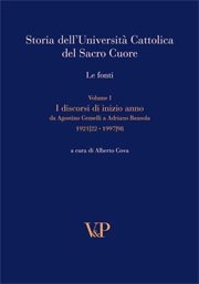 Storia dell'Università Cattolica del Sacro Cuore. Le fonti