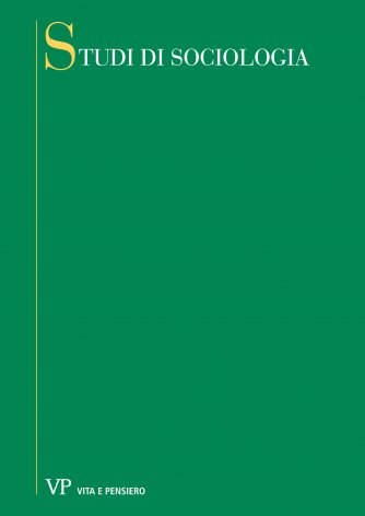 STUDI DI SOCIOLOGIA - 1968 - 2