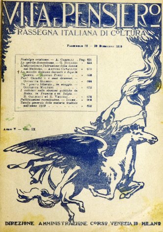 Tavola generale delle materie trattate nell'anno 1919