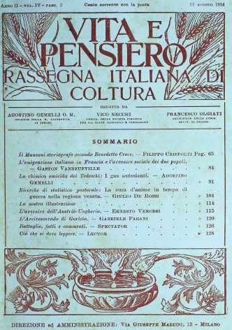 VITA E PENSIERO - 1916 - 8