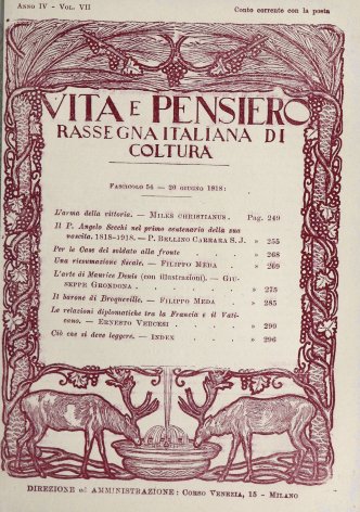 VITA E PENSIERO - 1918 - 6