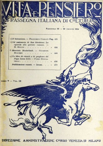 VITA E PENSIERO - 1919 - 8