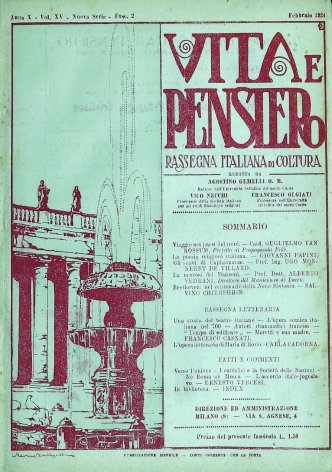 VITA E PENSIERO - 1924 - 2