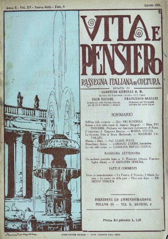 VITA E PENSIERO - 1924 - 8