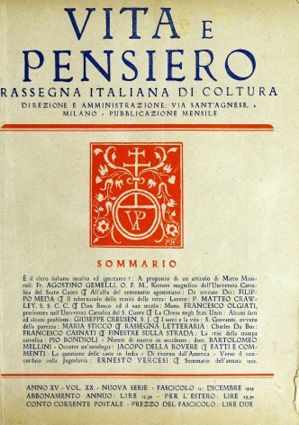 VITA E PENSIERO - 1929 - 12