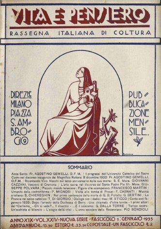VITA E PENSIERO - 1933 - 1