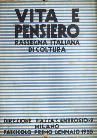 VITA E PENSIERO - 1935 - 1