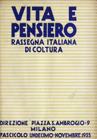 VITA E PENSIERO - 1935 - 11