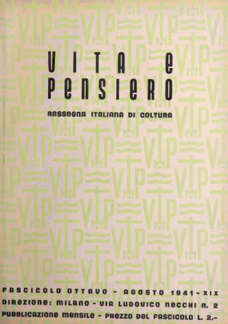 VITA E PENSIERO - 1941 - 8