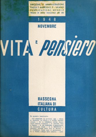 VITA E PENSIERO - 1948 - 11