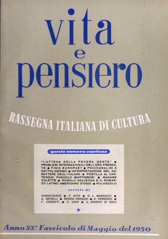 VITA E PENSIERO - 1950 - 5