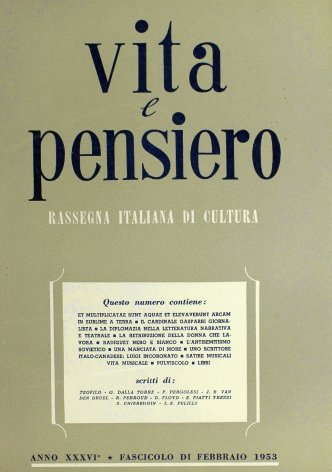 VITA E PENSIERO - 1953 - 2