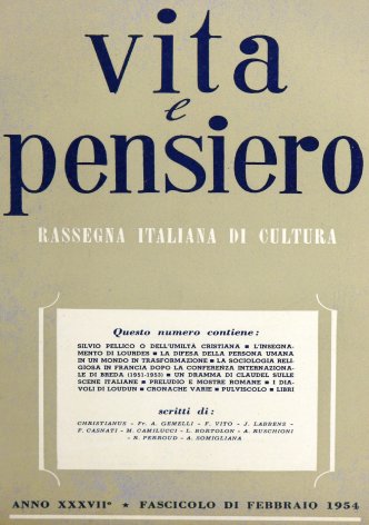 VITA E PENSIERO - 1954 - 2