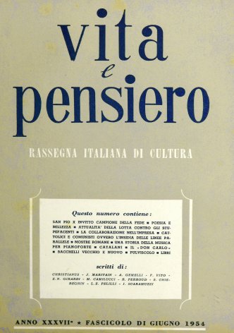 VITA E PENSIERO - 1954 - 6
