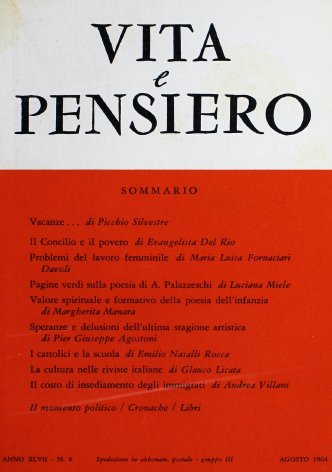 VITA E PENSIERO - 1964 - 8