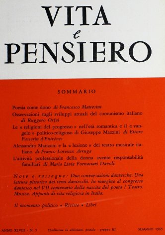 VITA E PENSIERO - 1965 - 5