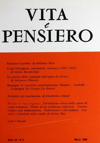 VITA E PENSIERO - 1969 - 3
