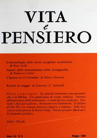 VITA E PENSIERO - 1969 - 5