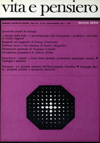 VITA E PENSIERO - 1970 - 8-9