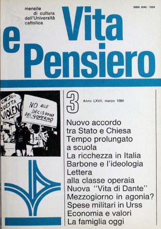 VITA E PENSIERO - 1984 - 3