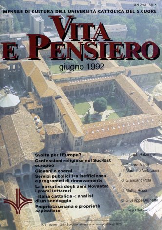 VITA E PENSIERO - 1992 - 6