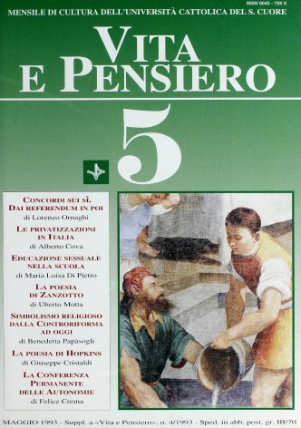 VITA E PENSIERO - 1993 - 5