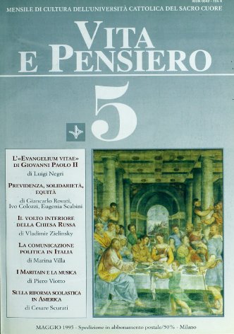 VITA E PENSIERO - 1995 - 5