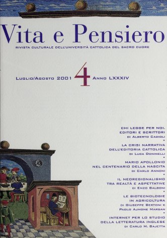 VITA E PENSIERO - 2001 - 4