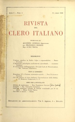 Ciò che manca al clero italiano: Una traduzione della Bibbia