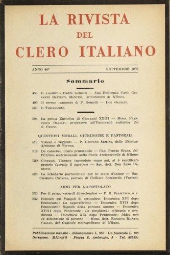 II «nostro» Padre Gemelli