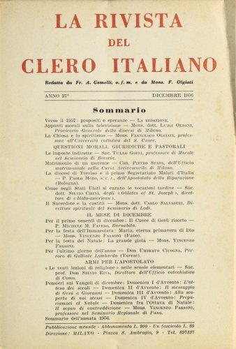 La diocesi di Treviso e il primo Segretariato Malati d'Italia